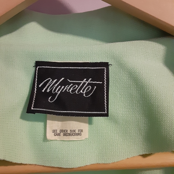 NWT Vintage Mynette Mint Green Jacket Sz 22-C - Picture 5 of 7